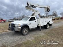 Altec AT40-MH, Articulating & Telescopic Material Handling Bucket Truck mounted behind cab on 2014 R