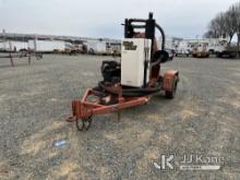 2013 Ditch Witch Portable Vacuum Excavation System, trailer mtd Will Run On Starting Fluid, Hours Un