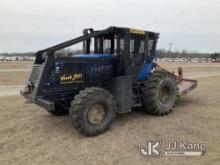 2017 New Holland TS6.120 MFWD Utility Tractor Runs & Moves) (Body Damage) (Seller States: Needs New 