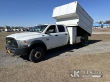 2012 Dodge Ram 5500 4x4 Crew-Cab Chipper Dump Truck Runs, Moves & Dump Operates) (Body/Rust/Paint  D