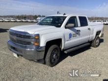 2018 Chevrolet Silverado 2500HD 4x4 Crew-Cab Pickup Truck Runs & Moves) (Body Damage