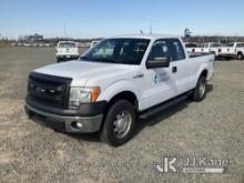 2014 Ford F150 4x4 Extended-Cab Pickup Truck Duke Unit) (Runs & Moves)(Paint Damage
