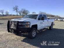 2018 Chevrolet Silverado 3500HD 4x4 Crew-Cab Pickup Truck Duke Unit) (Runs & Moves) (Check Engine Li