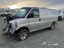 2008 Chevrolet Express 2500 Cargo Van Wrecked, Not Running, Condition Unknown, Engine Apart, Missing