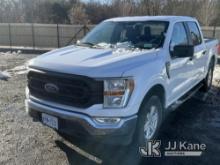 2021 Ford F150 Crew-Cab Pickup Truck Runs & Moves, Check Engine Light On, Body Damage
