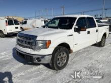 2014 Ford F150 4x4 Crew-Cab Pickup Truck Runs & Moves, Bad Trans, Engine Noise, Body & Rust Damage, 