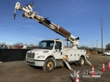 Altec DC47-TR, Digger Derrick rear mounted on 2018 Freightliner M2 106 Utility Truck Runs, Moves, Up