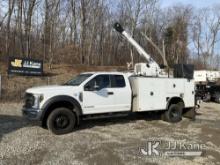 2018 Ford F550 4x4 Extended-Cab Mechanics Service Truck Runs & Moves) (Upper Operates, Rust Damage, 