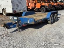 2018 Anderson Mfg T17165TC T/A Tilt Deck Tagalong Equipment Trailer, 14 Ft With 2Ft Dove, 6 Ft 8 In 