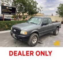 2006 Ford Ranger 4x4 Extended-Cab Pickup Truck Runs & Moves, Check Engine Light On, Rust Damage, Cra