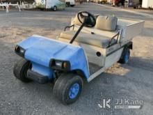 2012 Club Car Golf Cart Golf Cart Not Running, Missing Keys, Bad Tires, Missing Battery, Stripped Of