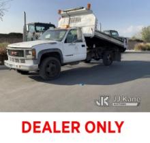 2002 GMC Sierra 3500 T/A Dump Truck Runs, Moves, Operates, Check Engine Light Is On