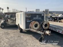 1979 Ingersoll Rand Spiro-Flo Portable Air Compressor Not Running, Front Tire Is Flat