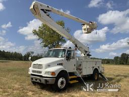 (Fayetteville, NC) Altec AA55E-MH, Material Handling Bucket Truck rear mounted on 2009 Sterling Acte