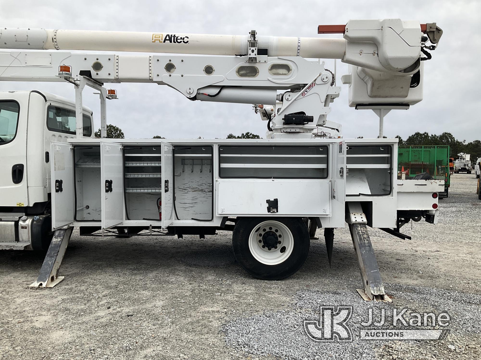 (Villa Rica, GA) Altec AN55E, Material Handling Bucket Truck rear mounted on 2016 Freightliner M2 10