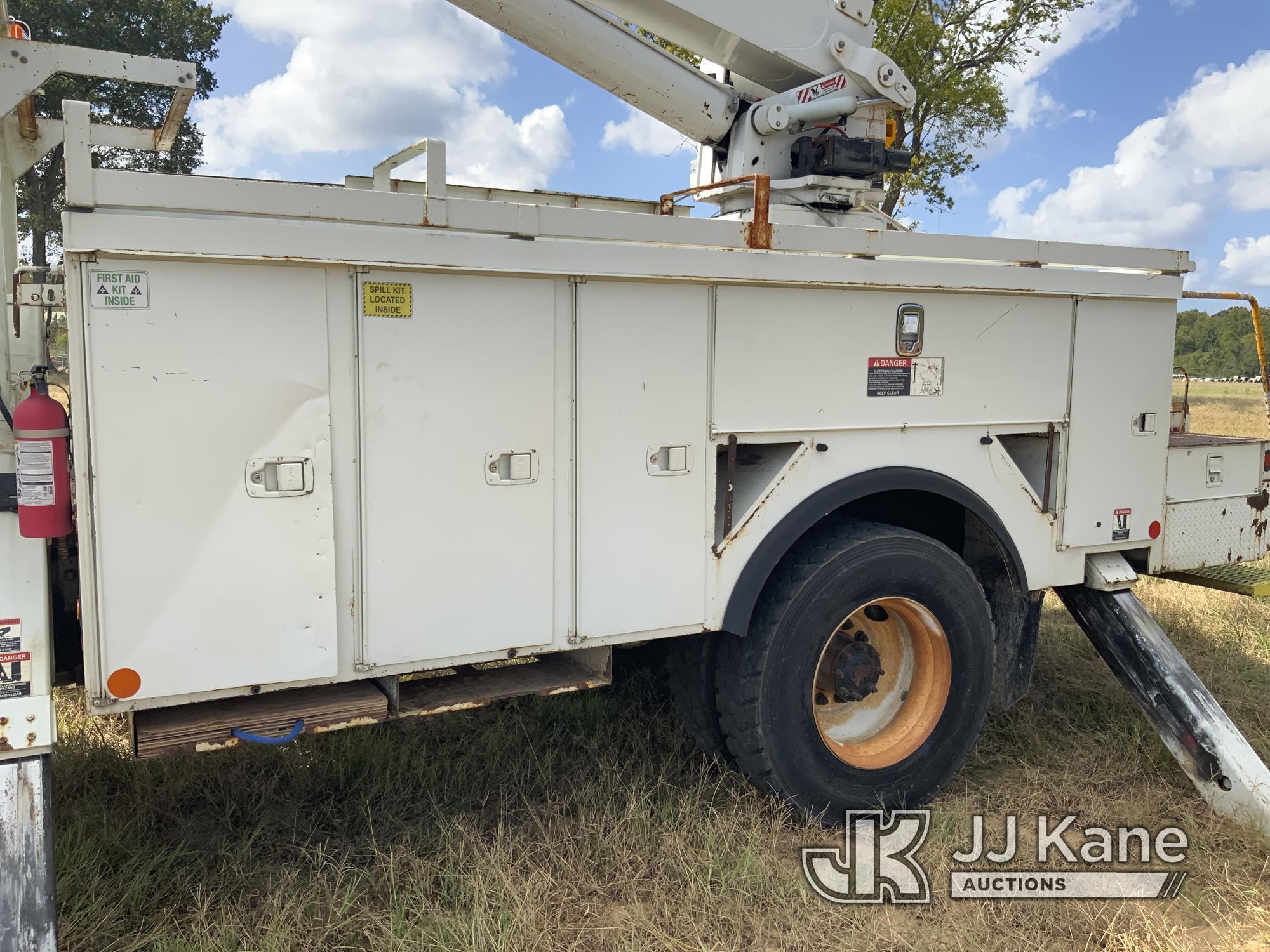 (Fayetteville, NC) Altec AA55E-MH, Material Handling Bucket Truck rear mounted on 2009 Sterling Acte