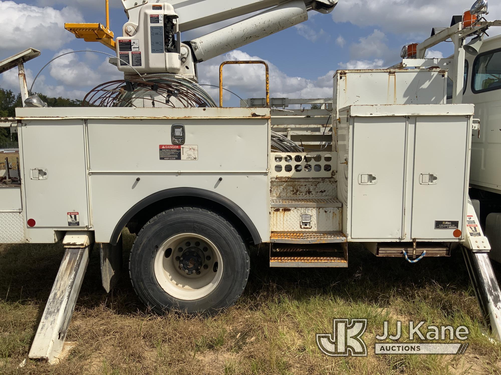 (Fayetteville, NC) Altec AA55E-MH, Material Handling Bucket Truck rear mounted on 2009 Sterling Acte