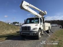 (Mount Airy, NC) Altec AA55, Material Handling Bucket Truck rear mounted on 2015 Freightliner M2 106
