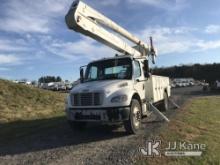 (Mount Airy, NC) Altec AA55, Material Handling Bucket Truck rear mounted on 2015 Freightliner M2 106