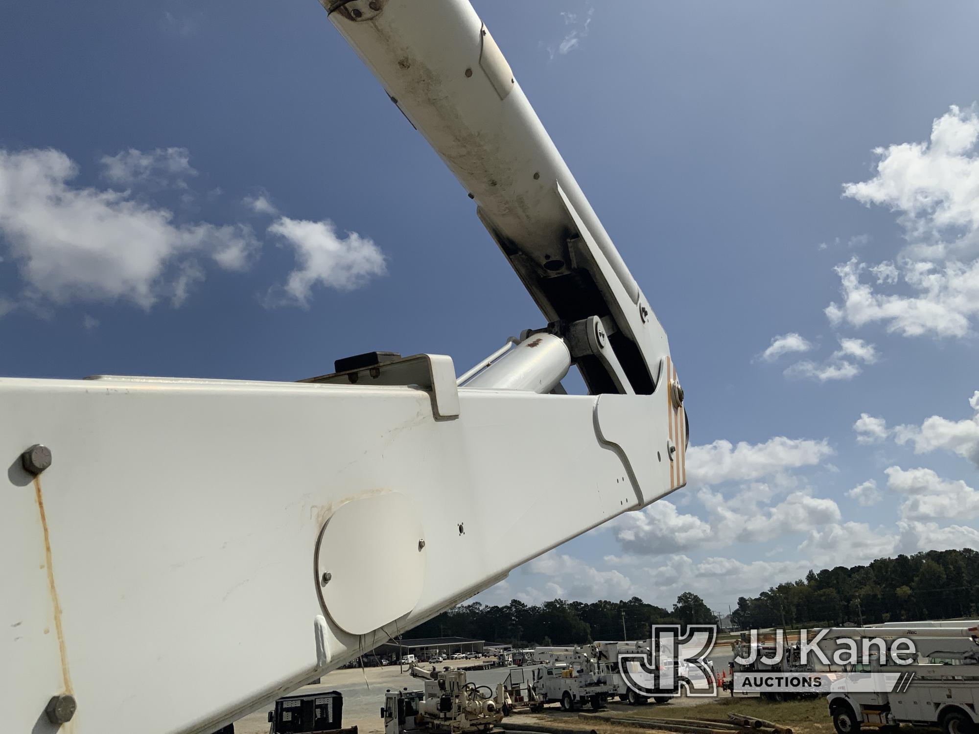 (Fayetteville, NC) Altec AA55E-MH, Material Handling Bucket Truck rear mounted on 2009 Sterling Acte