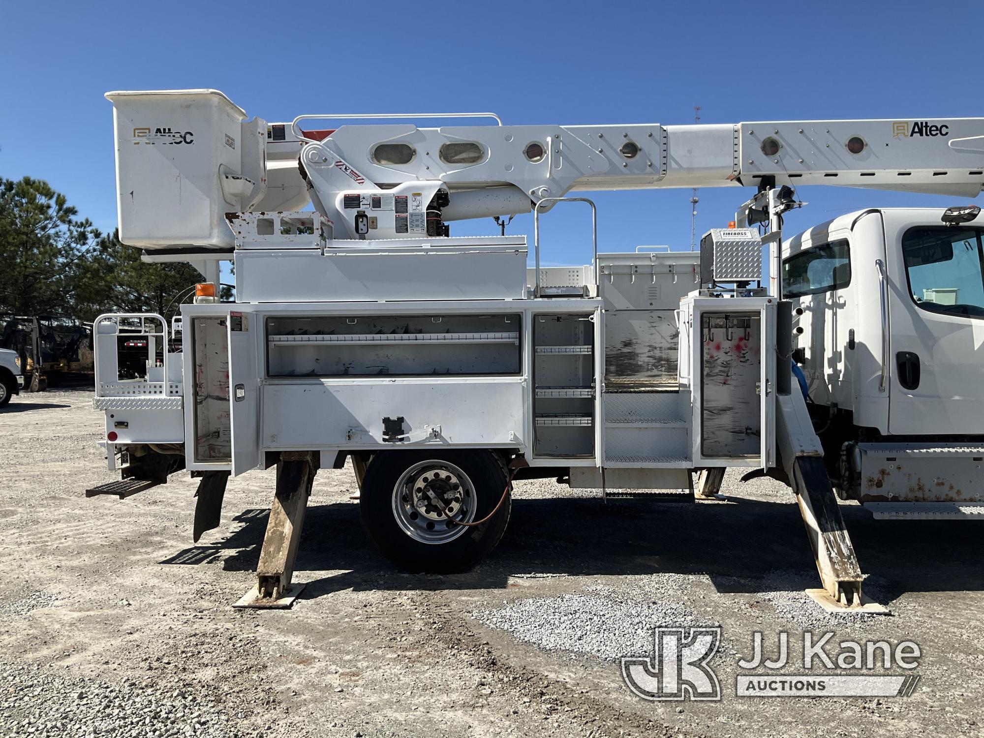 (Villa Rica, GA) Altec AM55-MH, Over-Center Material Handling Bucket Truck rear mounted on 2017 Frei