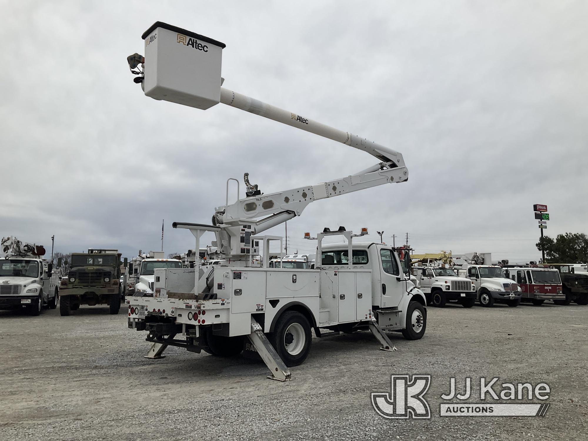 (Villa Rica, GA) Altec AN55E, Material Handling Bucket Truck rear mounted on 2016 Freightliner M2 10