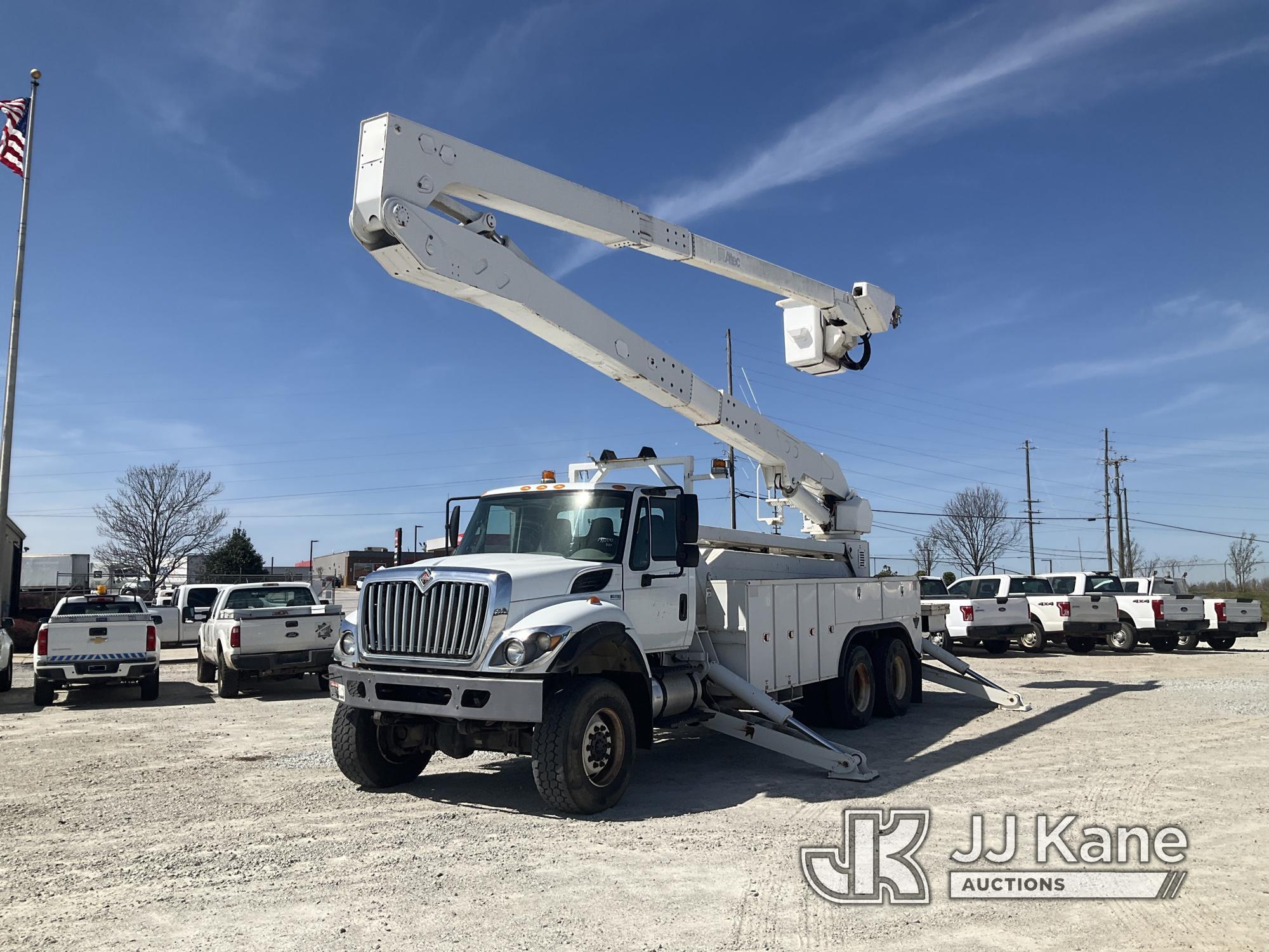 (Villa Rica, GA) Altec A77T-E93, Elevator Bucket Truck rear mounted on 2012 International 7400 6x6 U