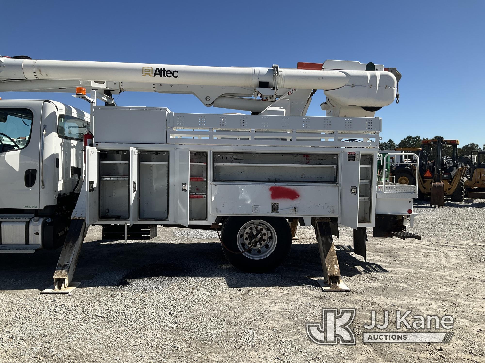 (Villa Rica, GA) Altec AM55-MH, Over-Center Material Handling Bucket Truck rear mounted on 2017 Frei