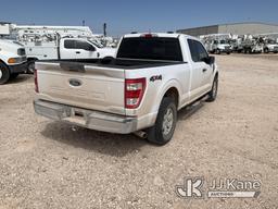 (Odessa, TX) 2021 Ford F150 4x4 Crew-Cab Pickup Truck Runs & Moves, 4WD System Needs Service, Tailga