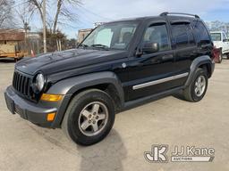 (South Beloit, IL) 2006 Jeep Liberty 4x4 4-Door Sport Utility Vehicle Runs, Moves, Rust Damage, Crac