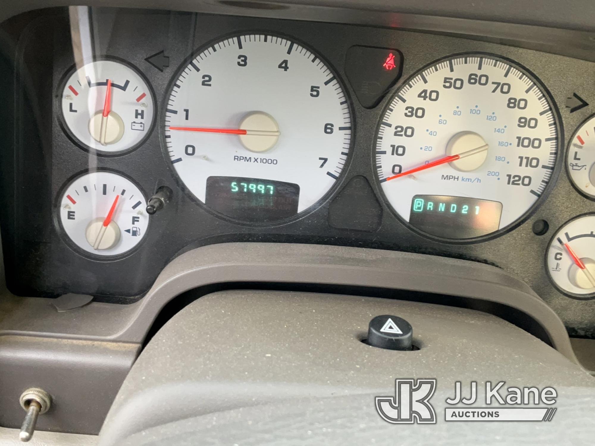 (Conway, AR) 2002 Dodge Ram 1500 Pickup Truck Runs & Moves) (Jump To Start, Damaged dashboard).