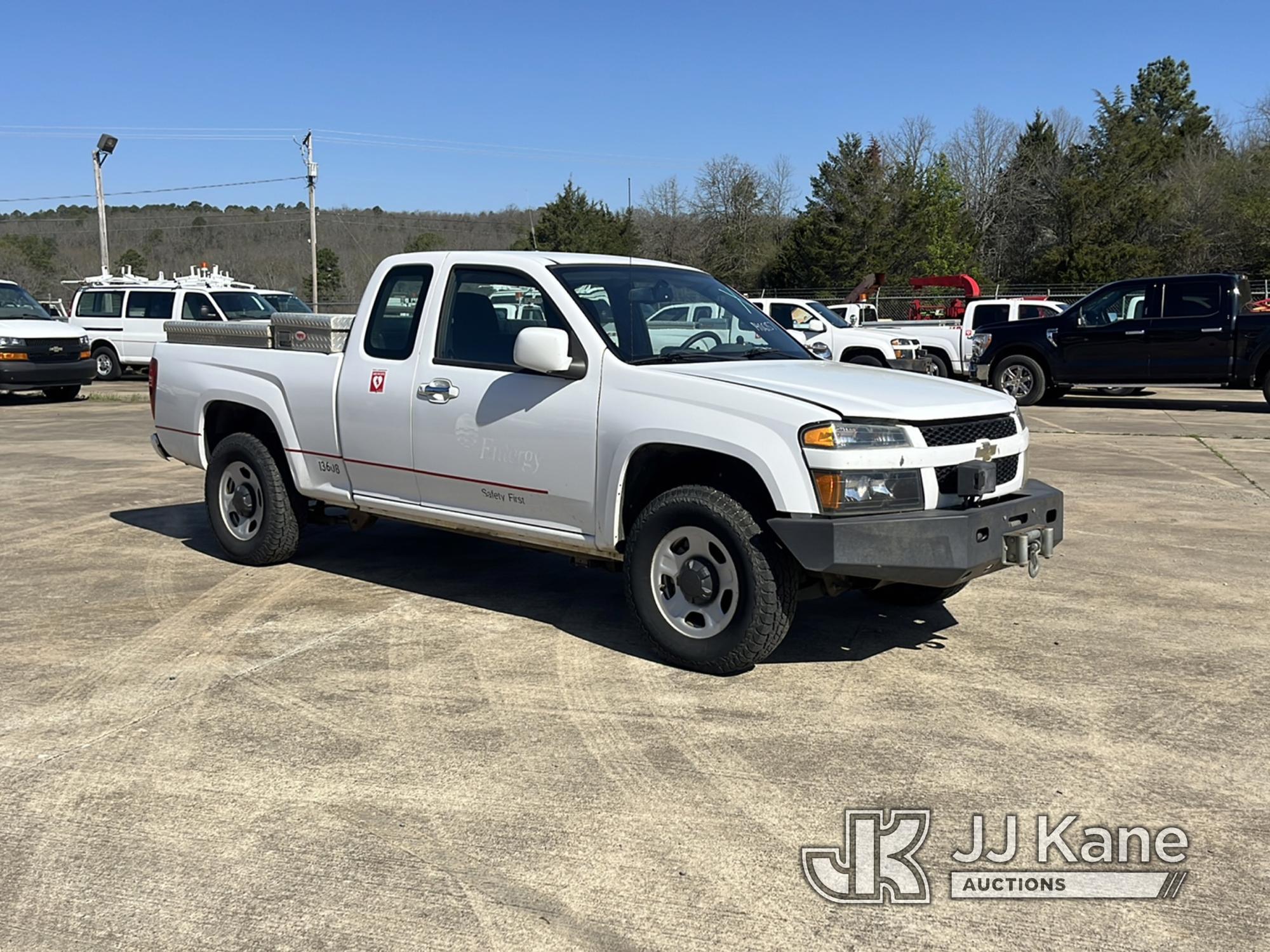 (Conway, AR) 2012 Chevrolet Colorado 4x4 Extended-Cab Pickup Truck Jump to Start, Runs, Moves) (Low
