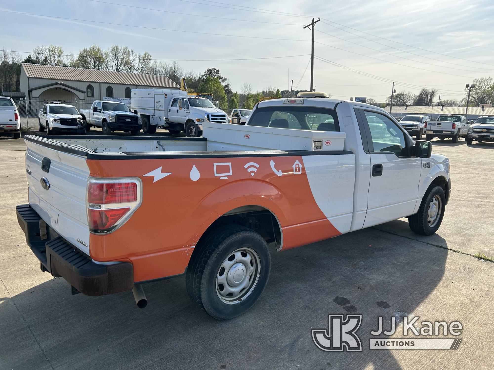 (Conway, AR) 2012 Ford F-150 Pickup Truck, XLT 8 ft bed Runs & Moves) (Jump To Start, Minor Scattere