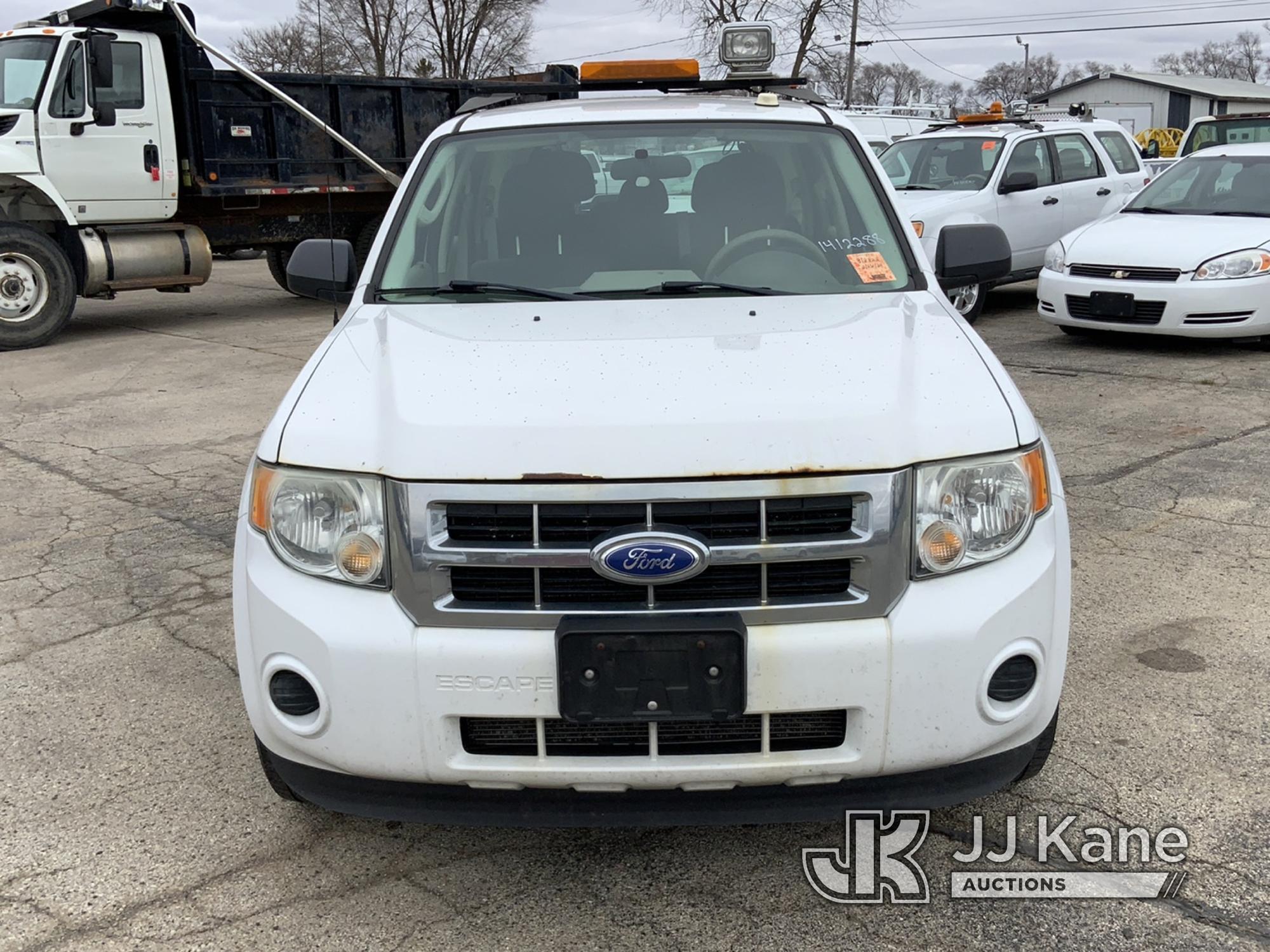 (South Beloit, IL) 2012 Ford Escape 4x4 4-Door Sport Utility Vehicle Runs, Moves