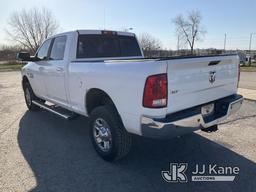 (Kansas City, MO) 2014 RAM 2500 4x4 Crew-Cab Pickup Truck Runs & Moves, Has Crack In Windshield, Rus