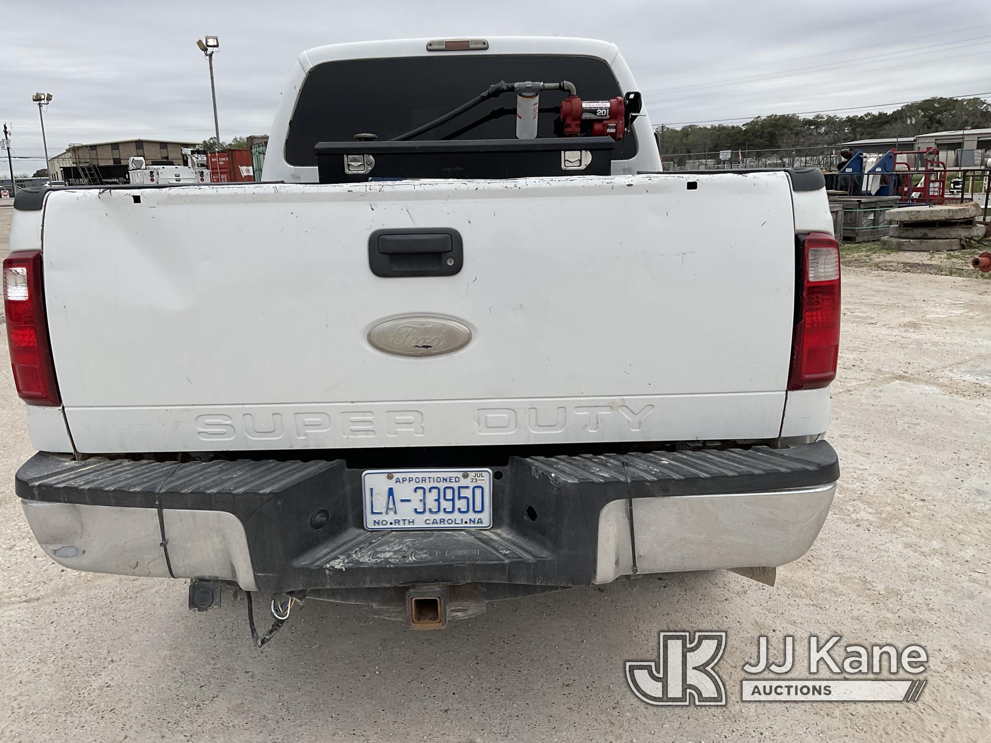 (Alvin, TX) 2012 Ford F250 4x4 Crew-Cab Pickup Truck Runs & Moves)  (Check Engine Light Is On, Minor