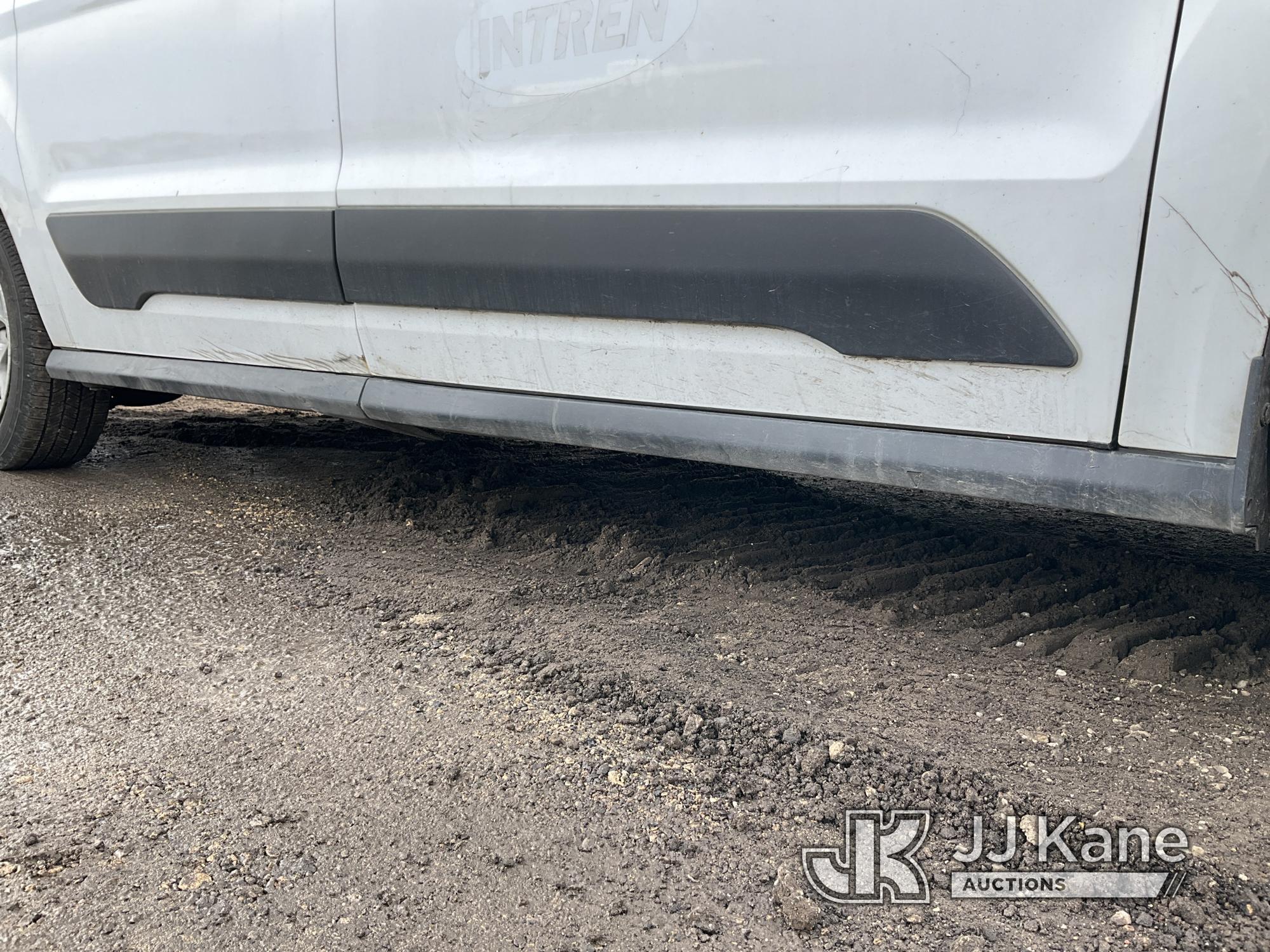 (South Beloit, IL) 2014 Ford Transit Connect Cargo Van Runs, Hard To Move When Warm-No Reverse-Trans