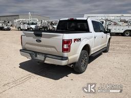 (Odessa, TX) 2019 Ford F150 4x4 Crew-Cab Pickup Truck Runs & Drives) (Rear Passenger Door Does Not O