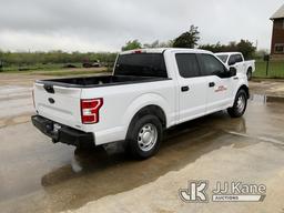 (Midlothian, TX) 2019 Ford F150 Crew-Cab Pickup Truck Runs. Moves. Cracked windshield. Body damage