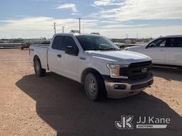 (Midland, TX) 2018 Ford F150 4x4 Extended-Cab Pickup Truck Runs & Moves) (Jump to start, hail damage