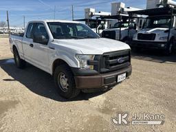 (Waxahachie, TX) 2016 Ford F150 4x4 Extended-Cab Pickup Truck Runs & Moves, Cracked Windshield