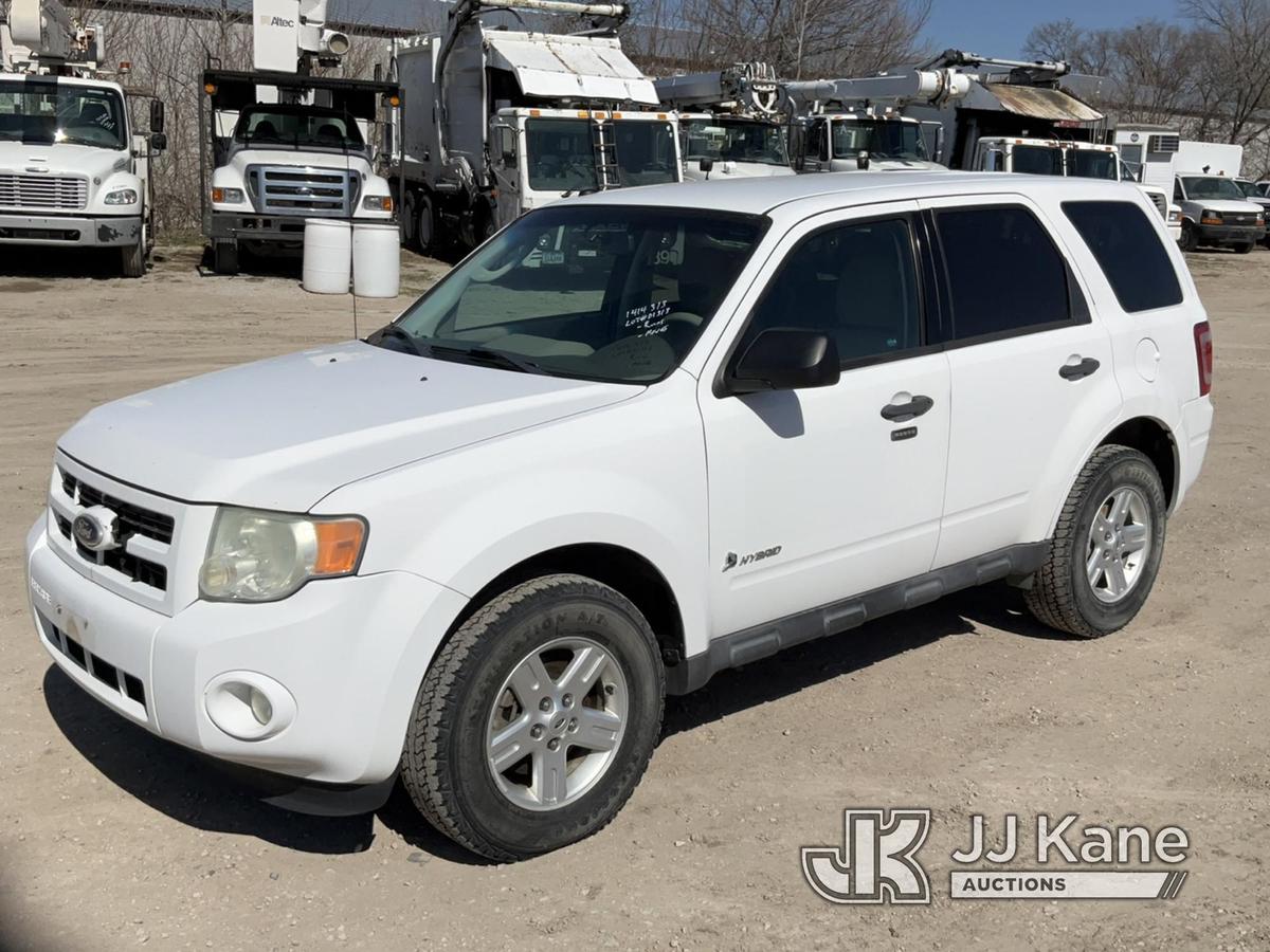 (Des Moines, IA) 2010 Ford Escape Hybrid FWD Limited Sport Utility Vehicle Runs & Moves