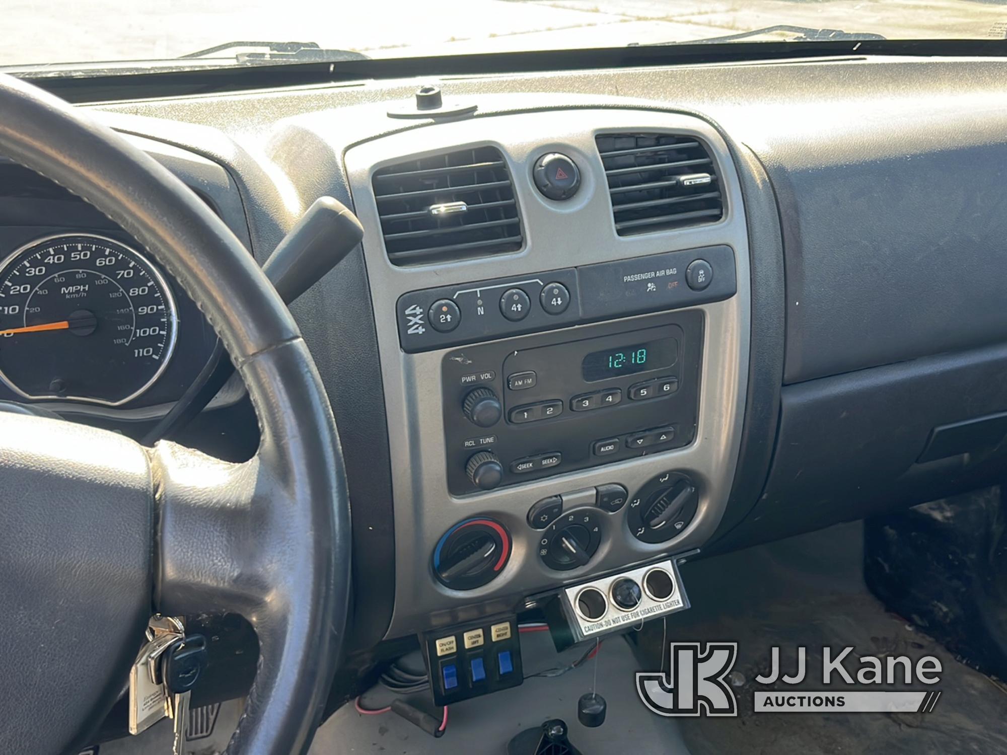 (Conway, AR) 2012 Chevrolet Colorado 4x4 Extended-Cab Pickup Truck Jump to Start, Runs, Moves) (Low