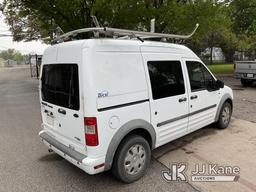 (Austin, TX) 2013 Ford Transit Connect Cargo Van Starts With A Jump, Runs And Moves