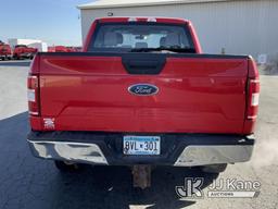 (Maple Lake, MN) 2018 Ford F150 4x4 Extended-Cab Pickup Truck Runs And Moves. Check Engine Light On.