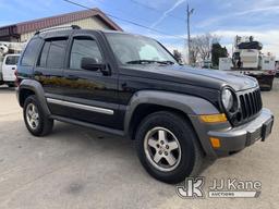 (South Beloit, IL) 2006 Jeep Liberty 4x4 4-Door Sport Utility Vehicle Runs, Moves, Rust Damage, Crac