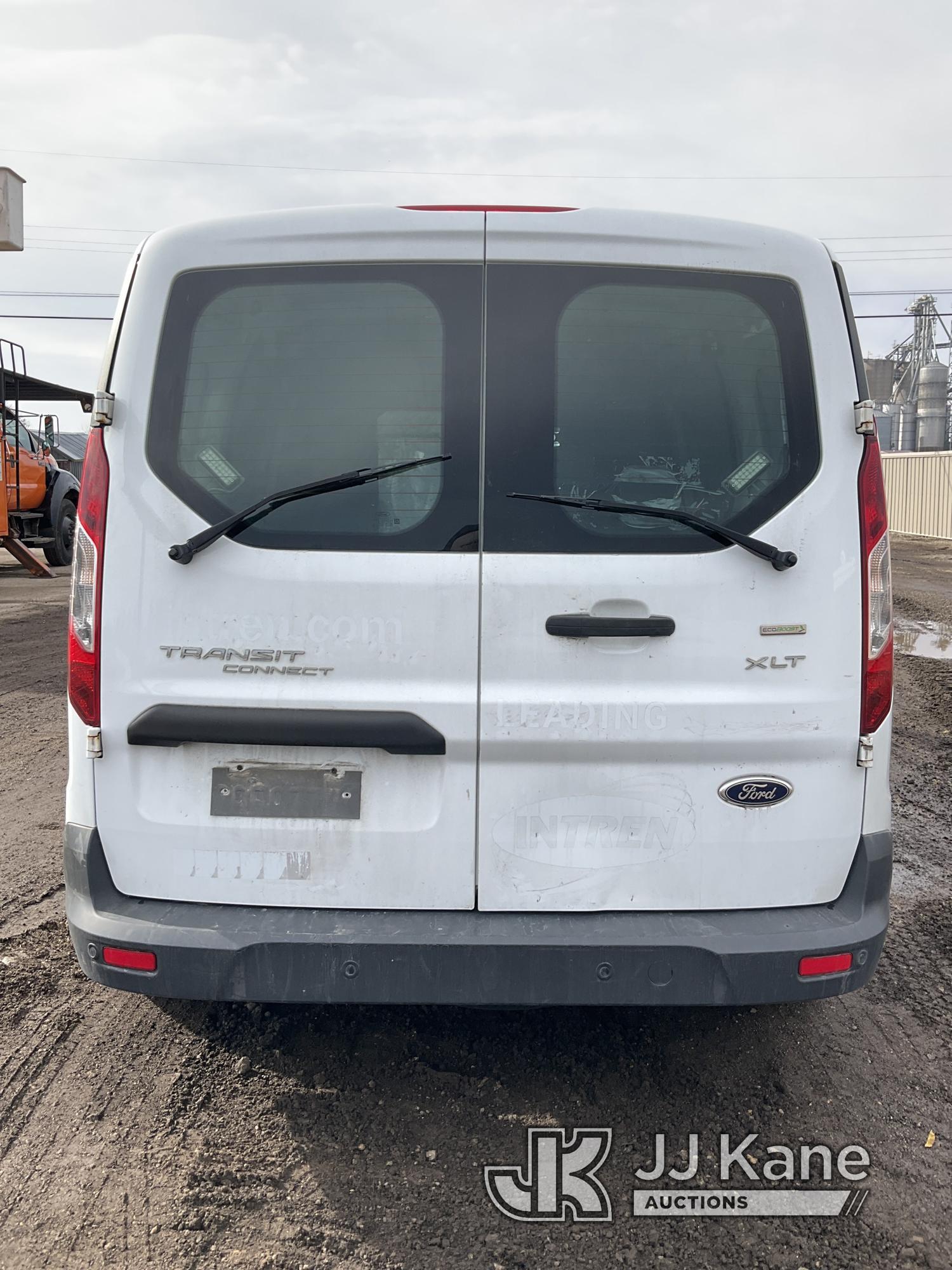 (South Beloit, IL) 2014 Ford Transit Connect Cargo Van Runs, Hard To Move When Warm-No Reverse-Trans