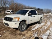 2011 Nissan Titan Extended-Cab Pickup Truck Runs & Moves, Jump to Start, Body Damage, Seat Damage, A
