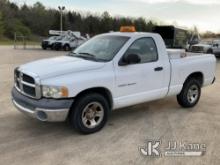 2002 Dodge Ram 1500 Pickup Truck Runs & Moves) (Jump To Start, Damaged dashboard).