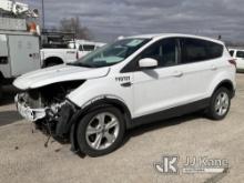 2013 Ford Escape 4-Door Sport Utility Vehicle Wrecked-Not Roadworthy, Body Damage, Broken Parts In R